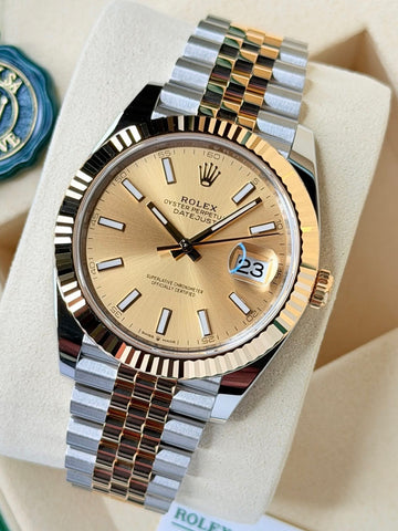 Rolex Datejust 41 Champagne Dial Jubilee 126333 Unworn 2026
