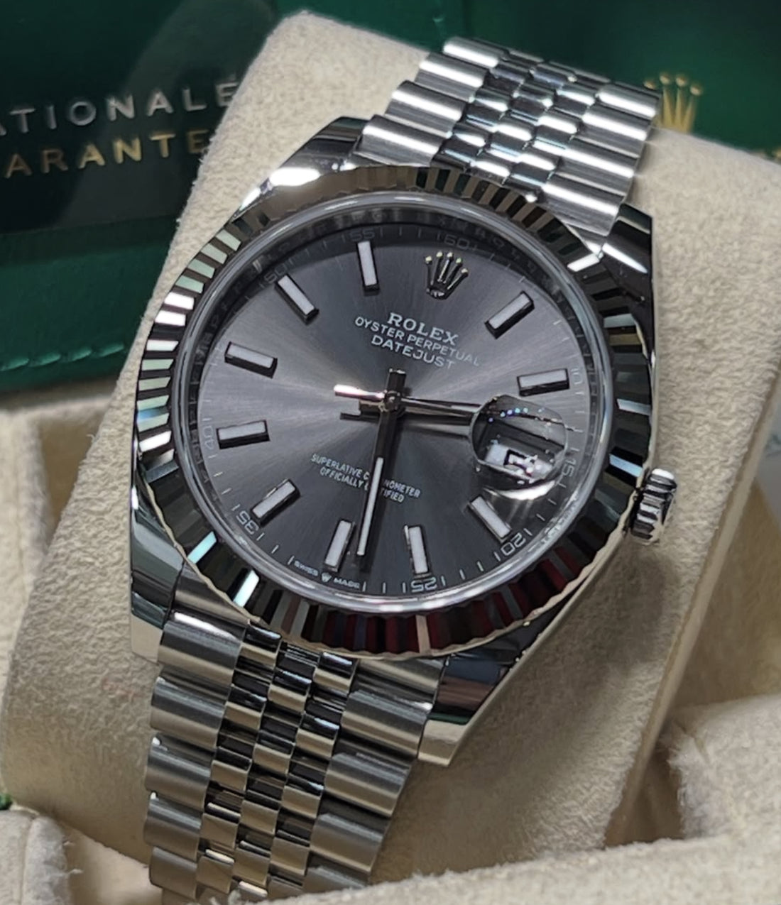 Rolex Datejust 41 UNWORN 2025 Datejust 41 126334 SLATE DIAL JUBILEE