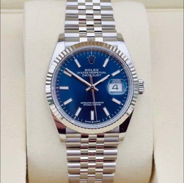 Rolex Datejust 36 UNWORN 2025 Datejust 36 Blue Dial Jubilee 126234