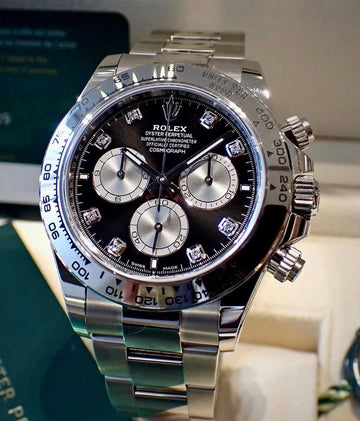 Rolex Daytona Cosmograph UNWORN 2025 Black Diamond Dial 126509g