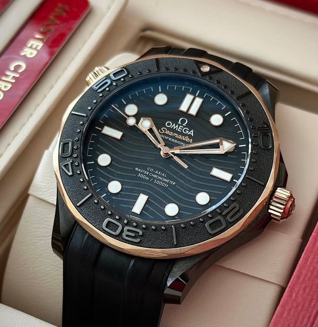 Omega Seamaster Diver 300M CERAMIC and SEDNA GOLD  	210.62.44.20.01.001 UNWORN 2026