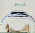 Left-side profile of the Rolex Datejust 36 126234 showing the polished Oystersteel case, fluted bezel and raised crystal.