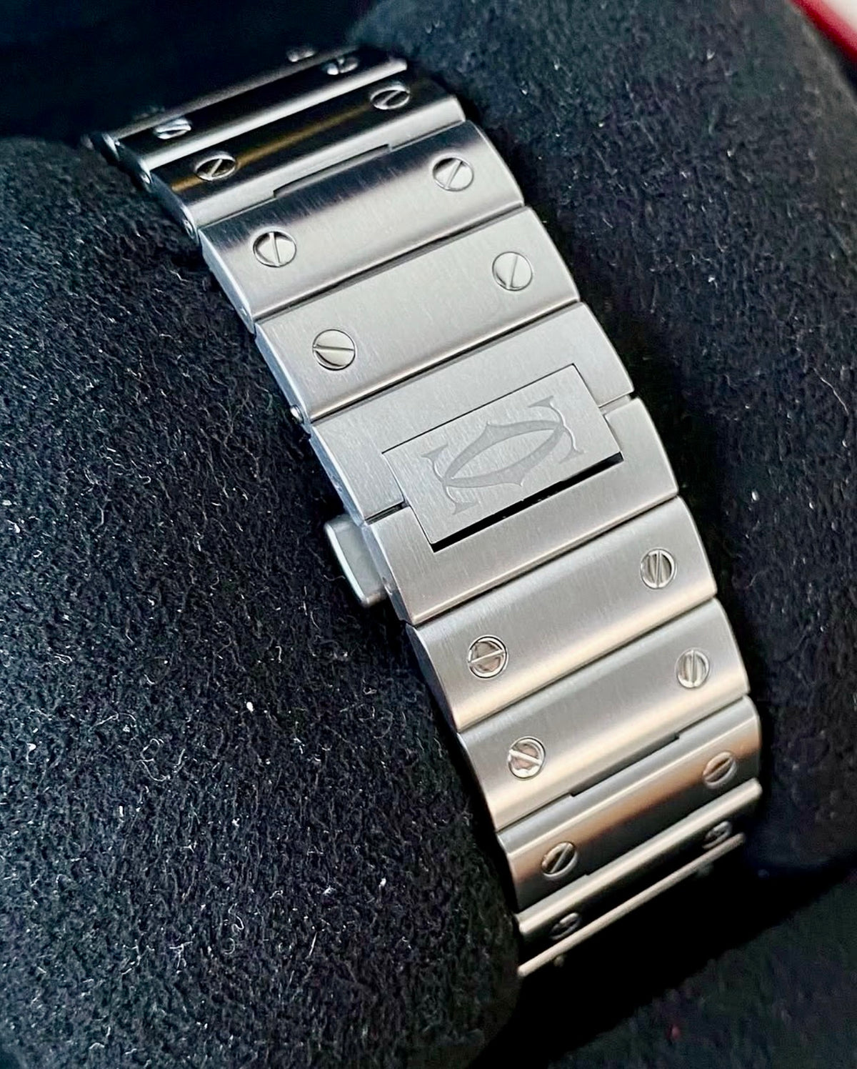 Cartier Santos de Cartier Large blue dial WSSA0030, alternate product view 4 of 6