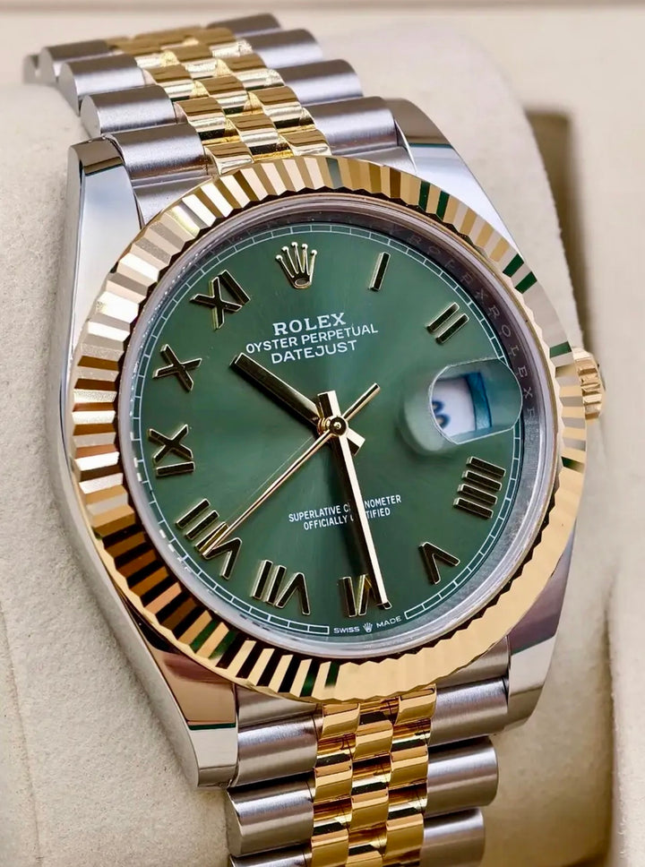 Rolex Datejust 41 Green Roman Dial Jubilee 126333 Unworn 2026