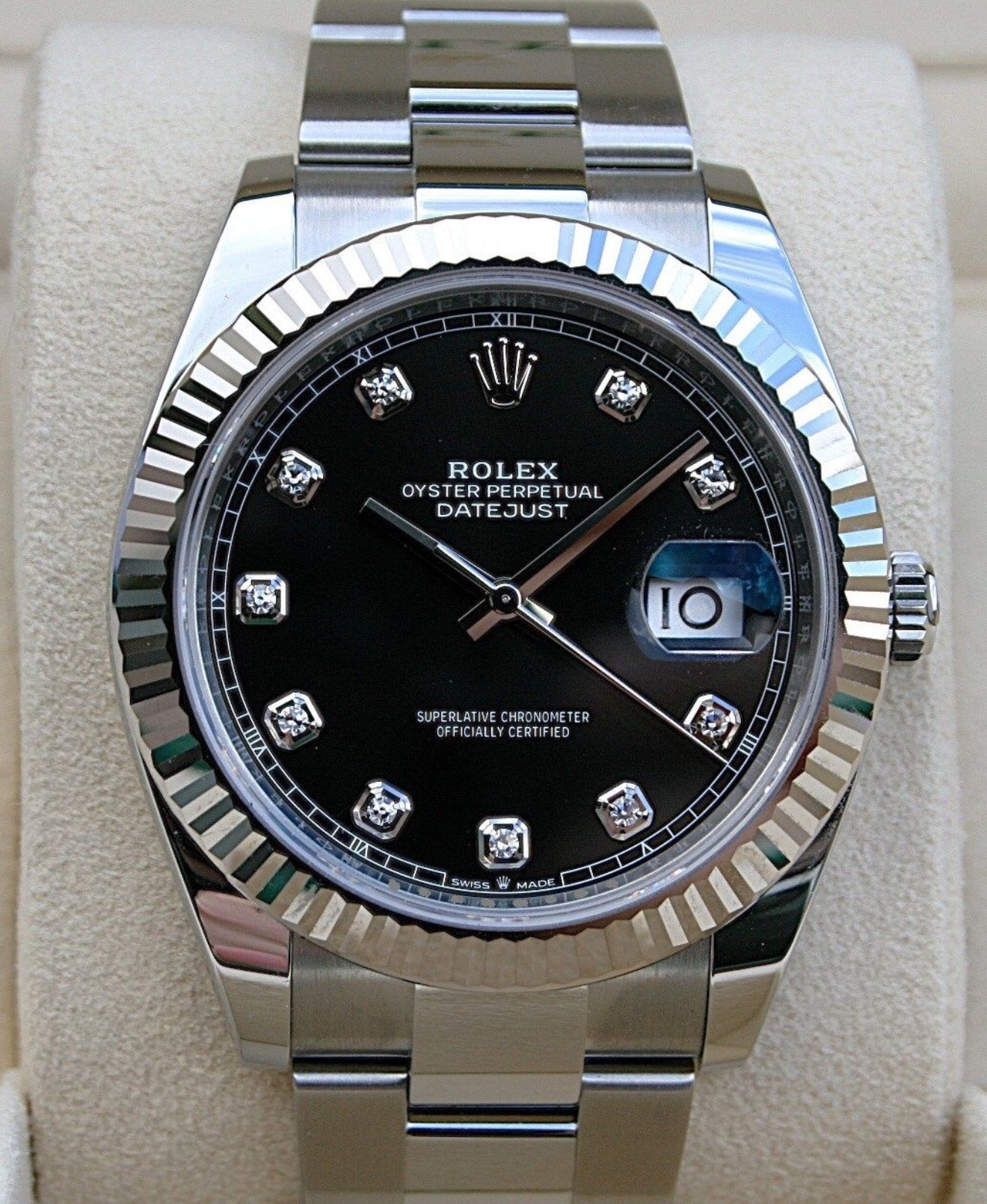 Rolex Datejust 41 UNWORN 2025 Datejust 41 BLACK DIAMOND DIAL OYSTER
