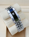 Rolex Datejust 36 126234 White Rolesor Jubilee bracelet folding clasp close-up