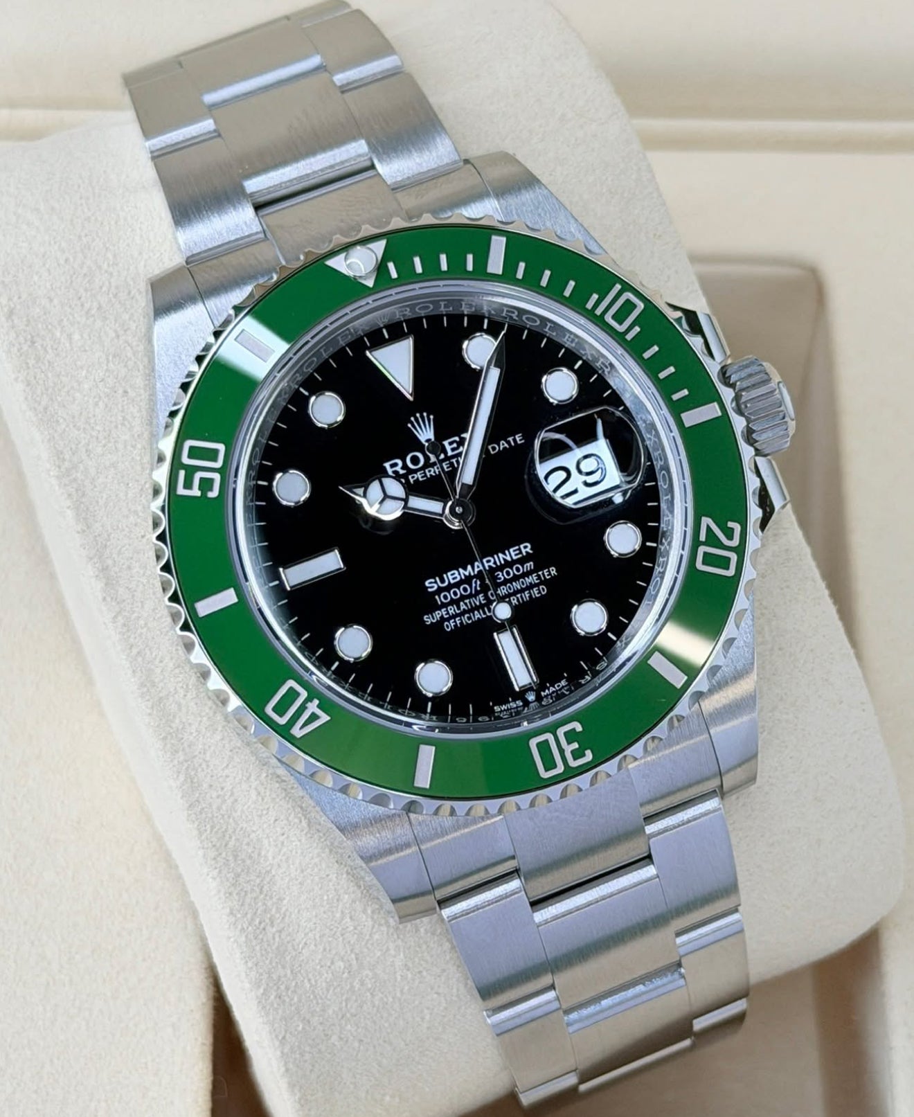 Rolex Submariner Date UNWORN 2025 New Color MKII Bezel Submariner Date “Starbucks” 126610LV