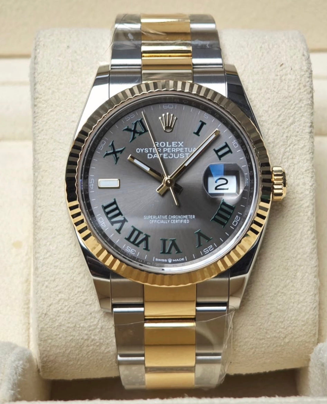 Rolex Datejust 36 NEW 2024 Datejust 36 WIMBLEDON DIAL OYSTER 126333