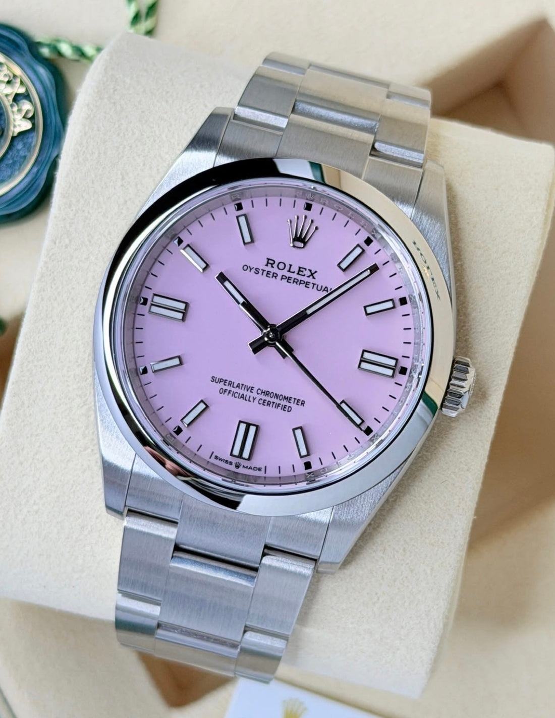 Rolex Oyster Perpetual 36 CANDY PINK Dial Oyster Bracelet 126000 UNWORN 2026