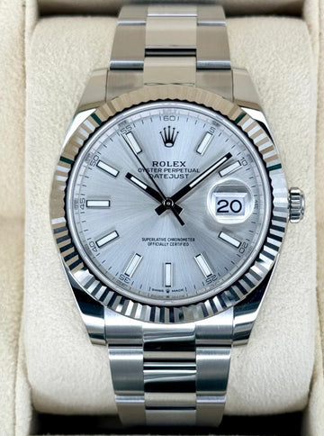 Rolex Datejust 41 UNWORN 2025 Datejust 41 SILVER DIAL OYSTER 126334