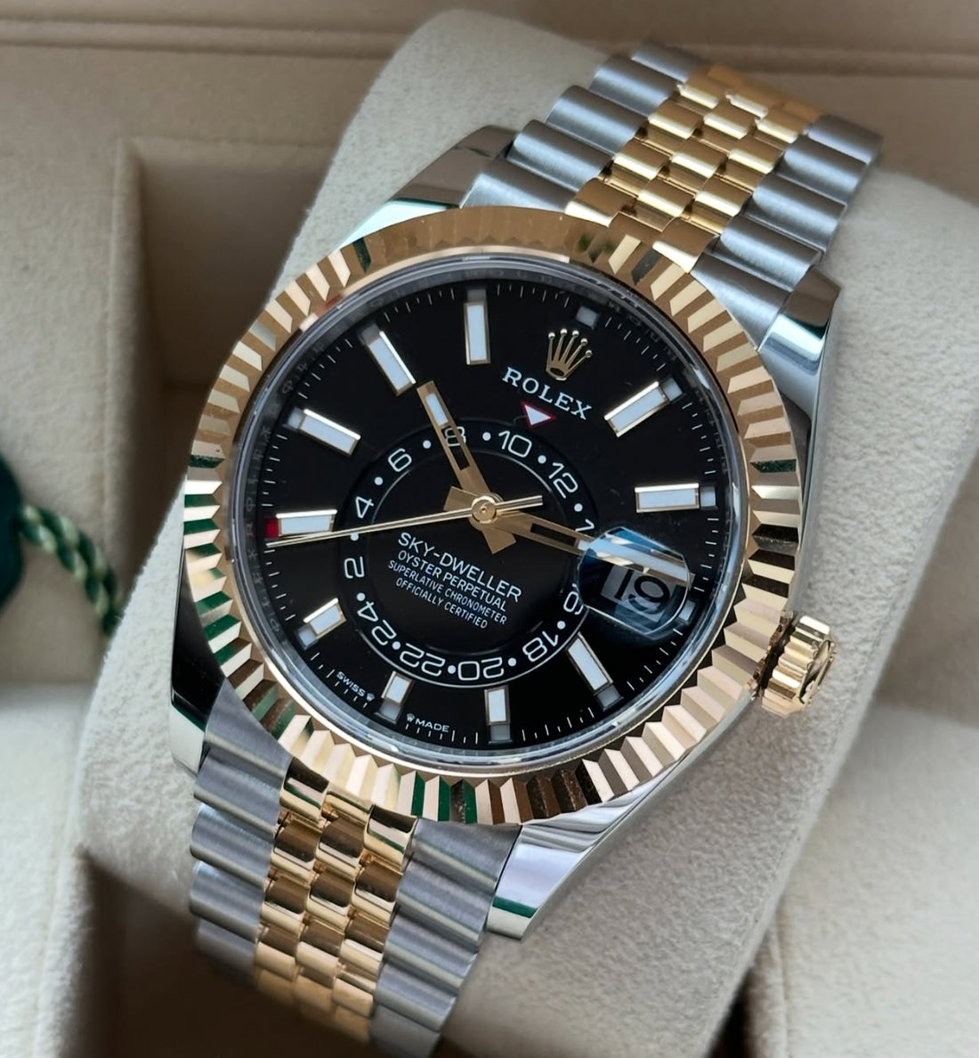 (Copy) Rolex Sky-Dweller UNWORN 2025 Sky-Dweller BRIGHT BLACK DIAL 336933