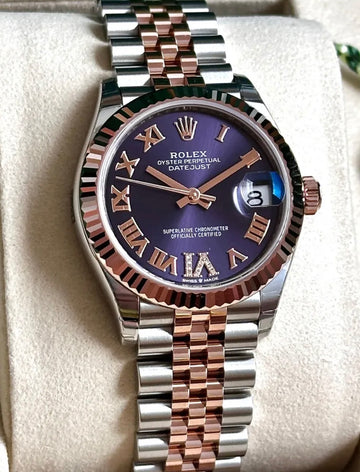 Rolex Datejust 31 UNWORN 2025 Aubergine Dial