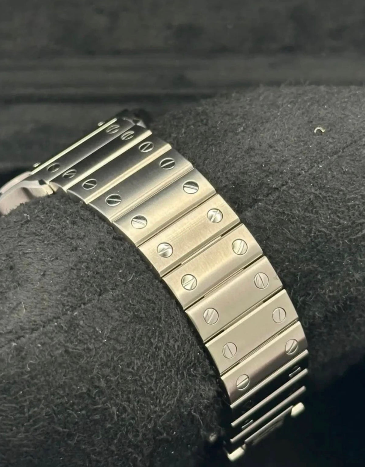 Cartier Santos de Cartier Medium silvered opaline dial WSSA0029, alternate product view 4 of 6