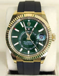 Rolex Sky-Dweller 42 Bright Green Dial Oysterflex Bracelet 336238