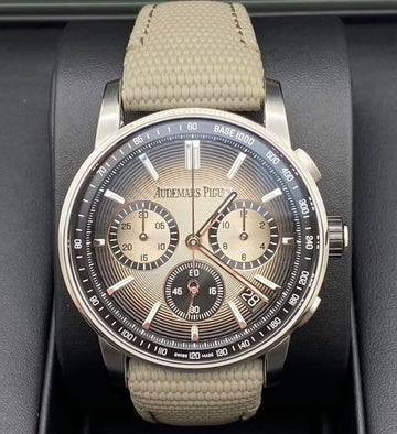Audemars Piguet Code 11.59 Smoke Dial Chronograph 26393QT.OO.A064KB.01 UNWORN 2026