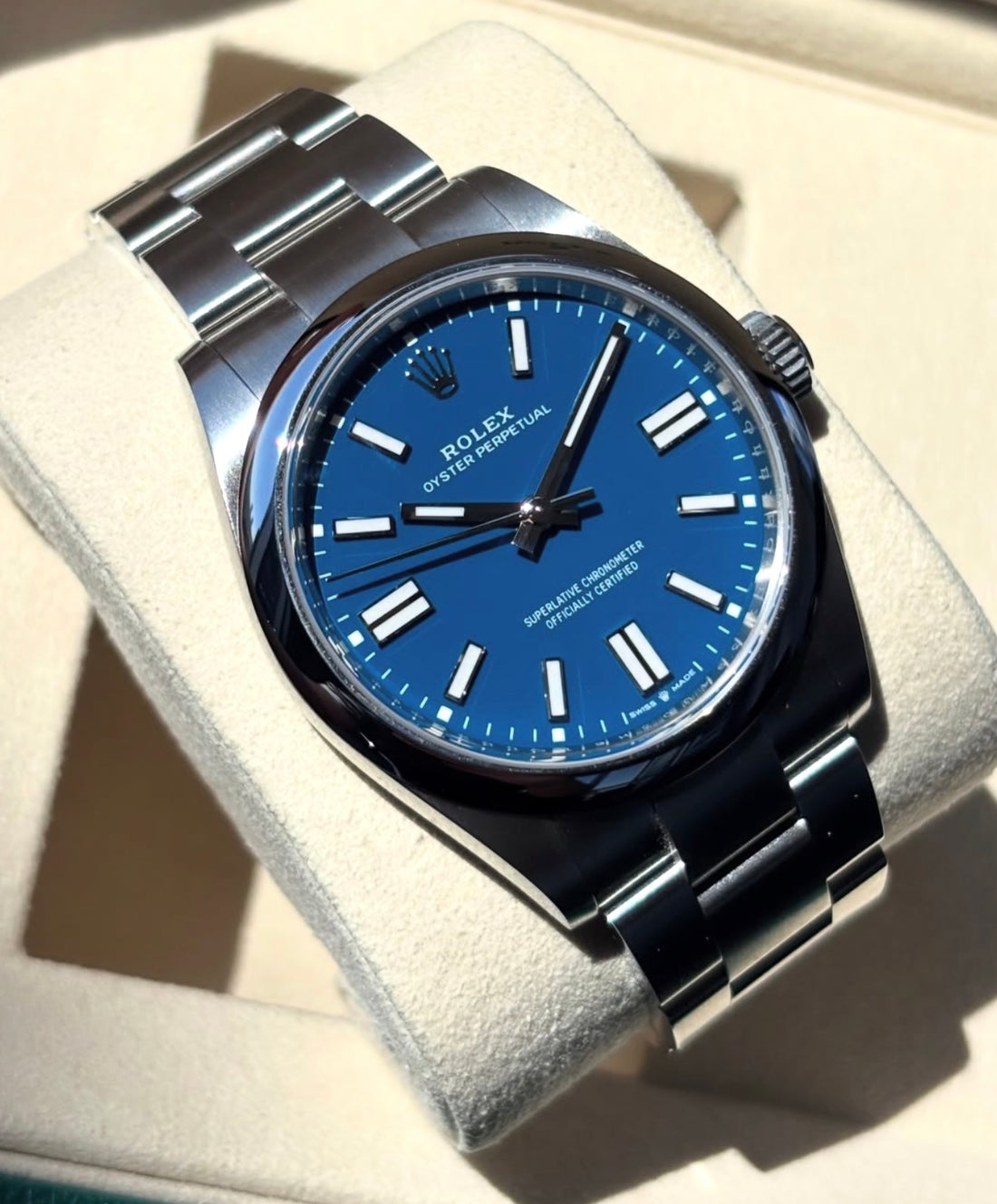 Rolex Oyster Perpetual 41 “Med Blue” Dial 134300 UNWORN 2026