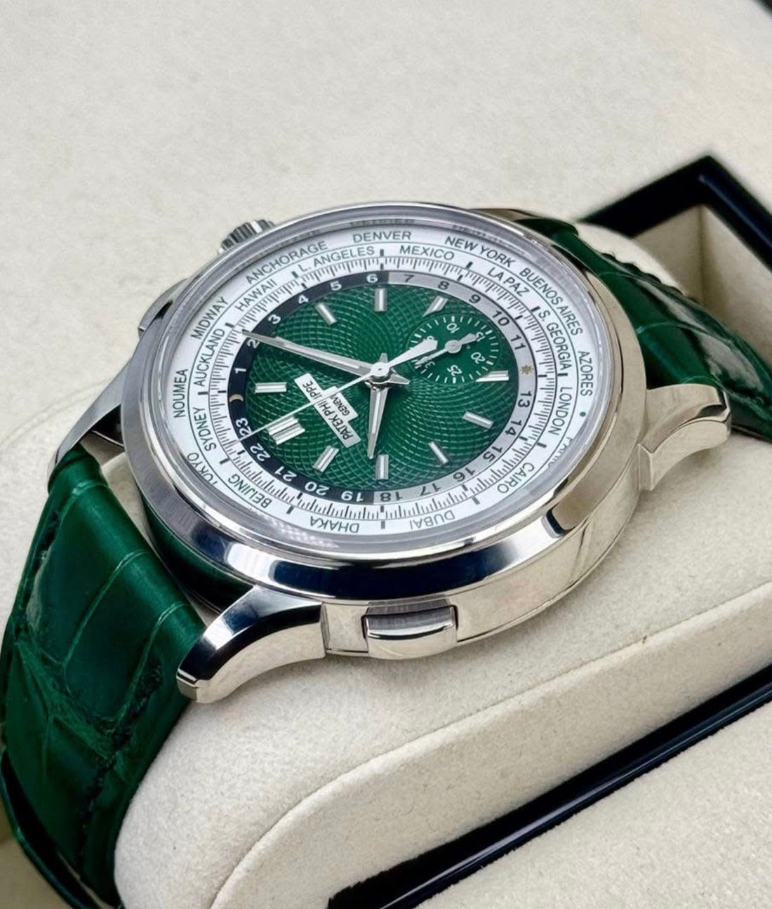 Patek Philippe World Time 5230P Green Unworn