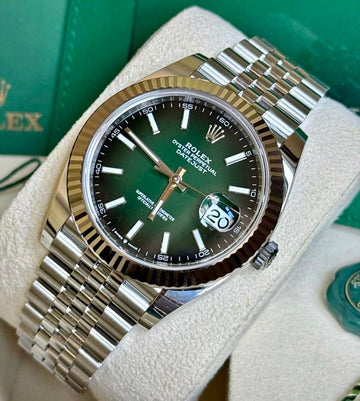 Rolex Datejust 41 OMBRÉ GREEN JUBILEE 126334 UNWORN 2026