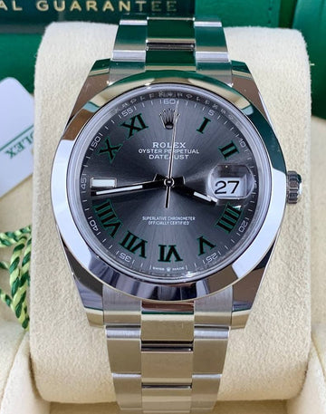 Rolex Datejust 41 UNWORN 2025 Datejust 41 Wimbledon Dial 126300