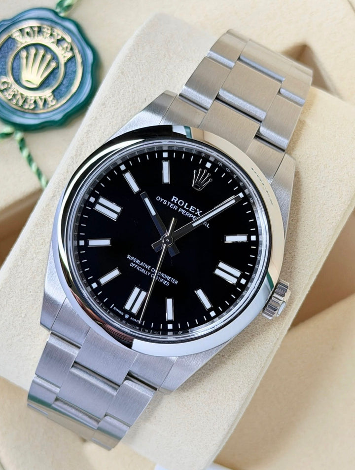 Rolex Oyster Perpetual 41 Black Dial Oyster Bracelet 134300 UNWORN 2026