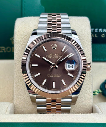 Rolex Datejust 41 UNWORN 2025 CHOCOLATE DIAL on JUBILEE 126331