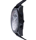 Tudor Pelagos FXD Chrono Cycling Edition M25827KN-0001, black case, dial and fabric strap, crown-side case and dial profile