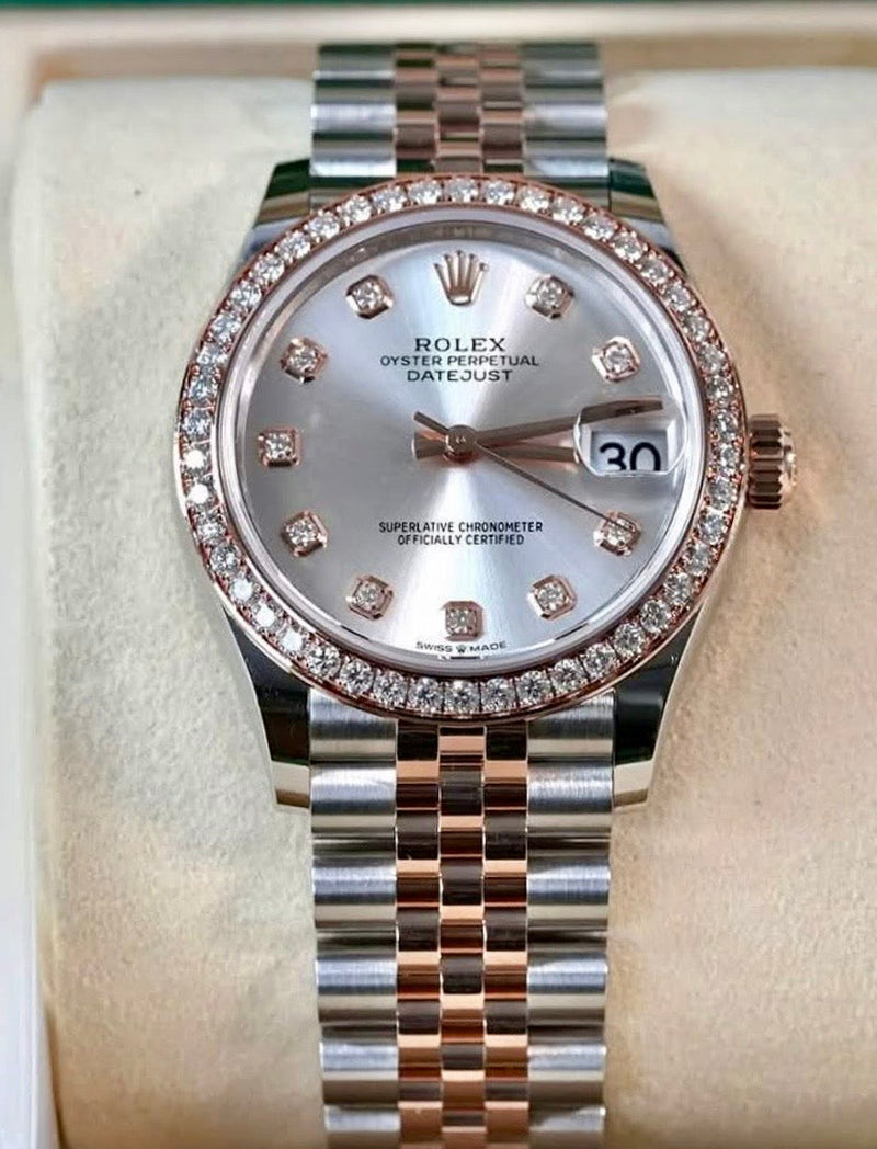 Rolex Datejust 31 Silver Diamond Dial Jubilee Bracelet 278381RBR Unworn 2026