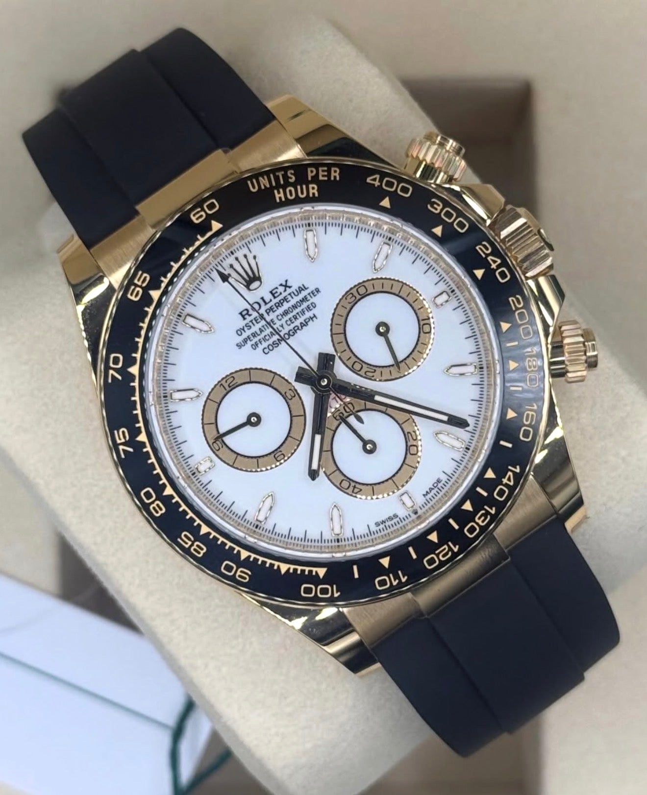 Rolex Cosmograph Daytona 40 White Dial Oysterflex Bracelet 126518LN