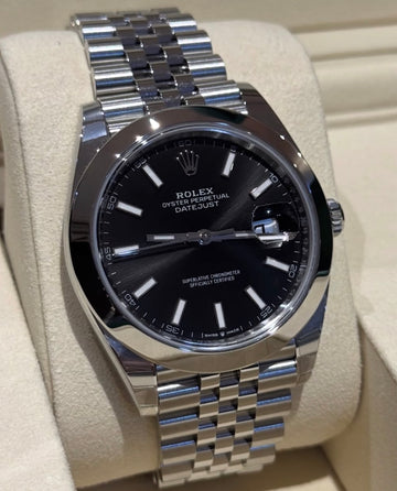Rolex Datejust 41 Black Dial Jubilee 126300 Unworn 2026