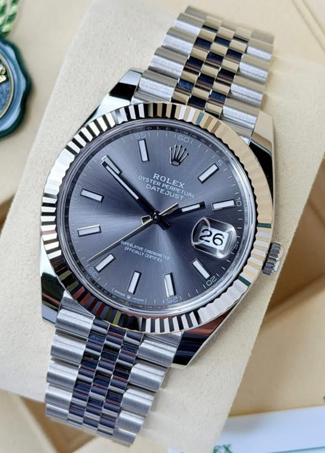 Rolex Datejust 41 UNWORN 2025 Datejust 41 126334 SLATE DIAL JUBILEE