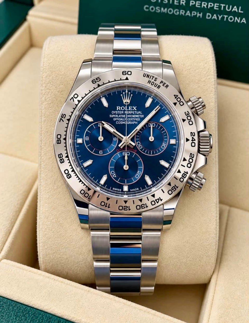 Rolex Cosmograph Daytona 40 Bright Blue Dial 126509 UNWORN 2026