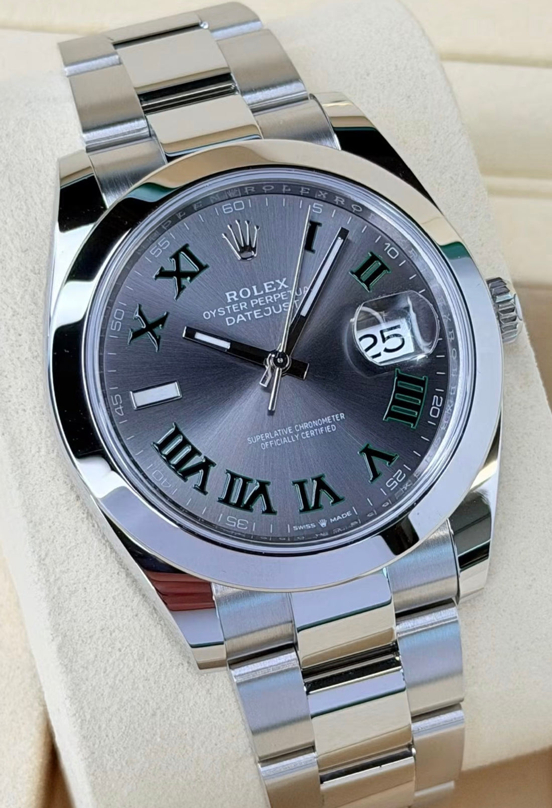 Rolex Datejust 41 Wimbledon Dial 126300 Unworn 2026