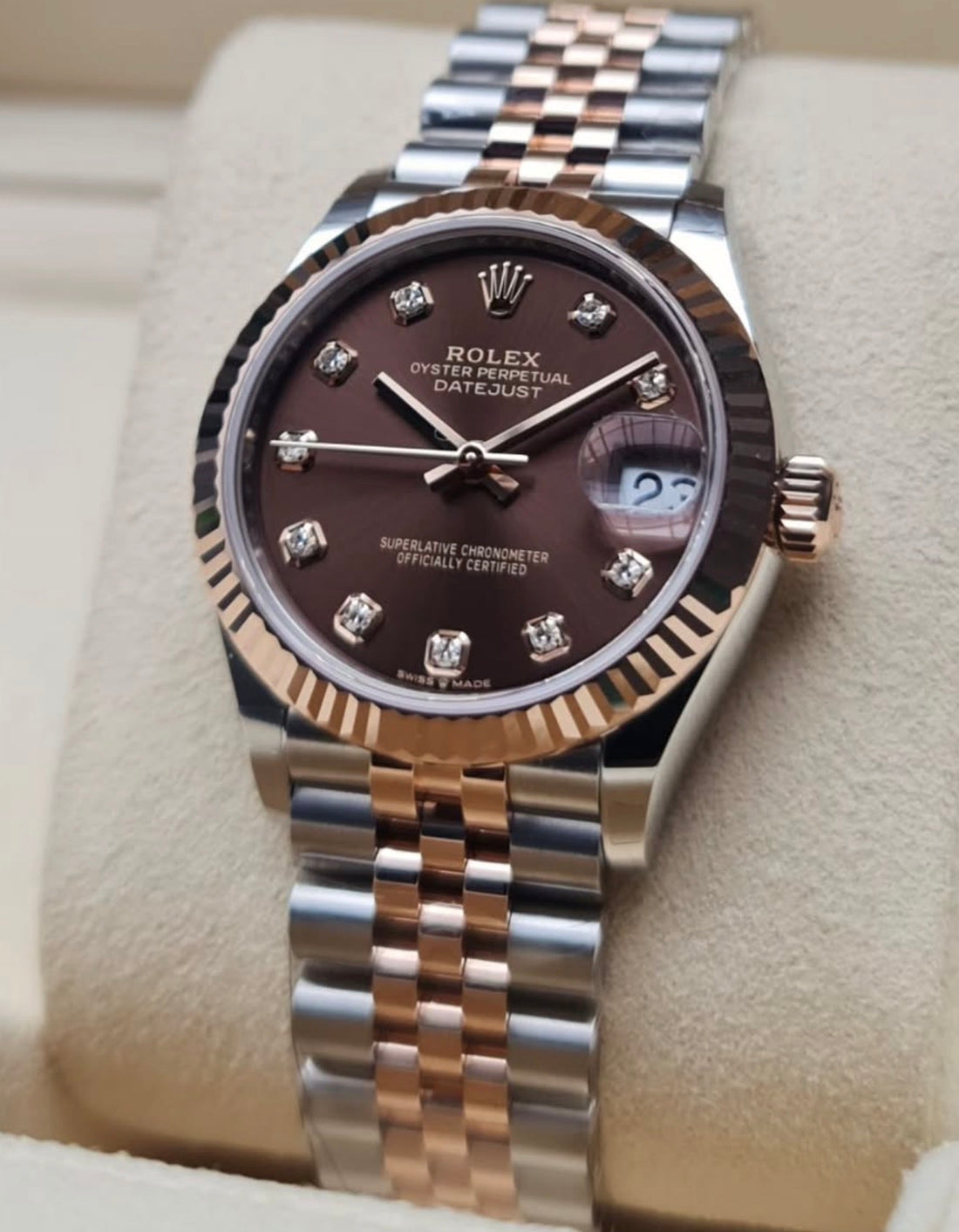 Rolex Datejust 31 UNWORN 2025 Datejust 31 CHOCOLATE DIAMOND