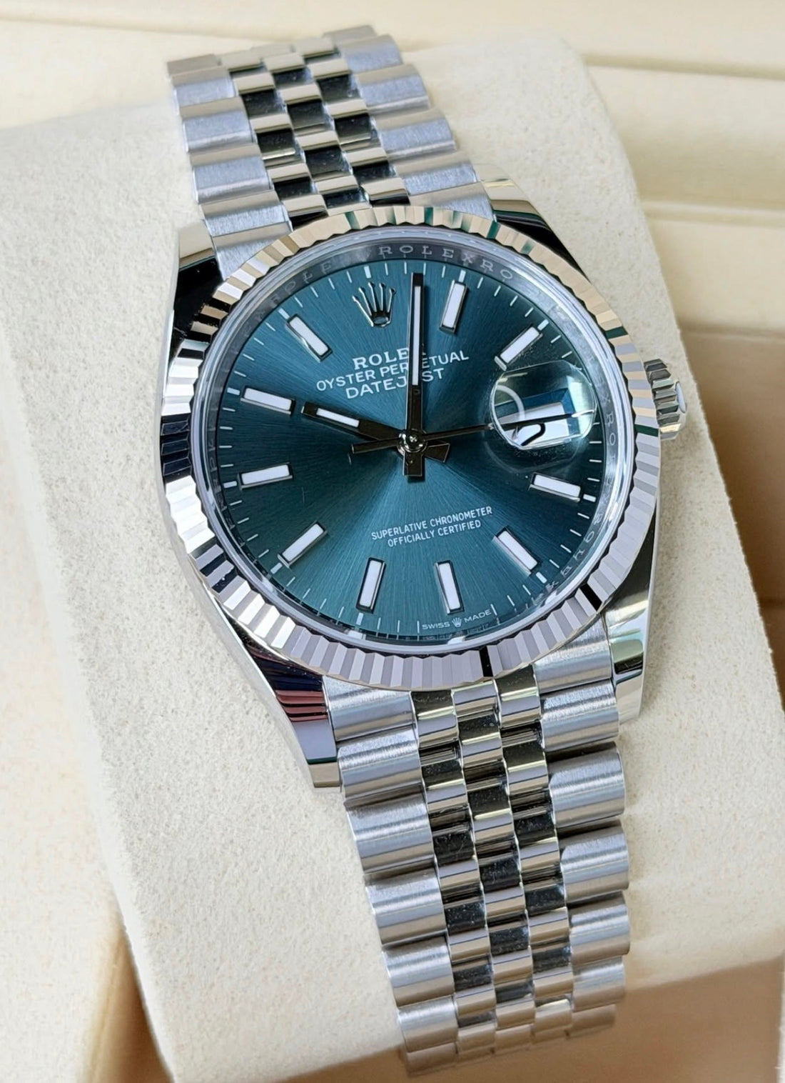 Rolex Datejust 36 GREEN INDEX 126234 JUBILEE UNWORN 2026