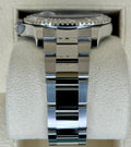 Rolex Yacht-Master 40 ref. 126622 with slate dial, platinum bezel and Oyster bracelet, bracelet and crown-side case profile