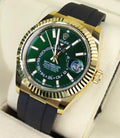 Rolex Sky-Dweller 42 Bright Green Dial Oysterflex Bracelet 336238