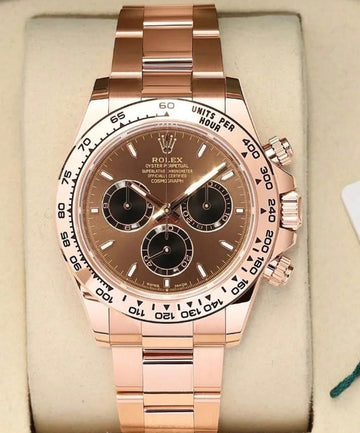 Rolex Cosmograph Daytona 40mm Everose Gold Bright Chocolate Black Dial Oyster Bracelet - 126505 - 2025