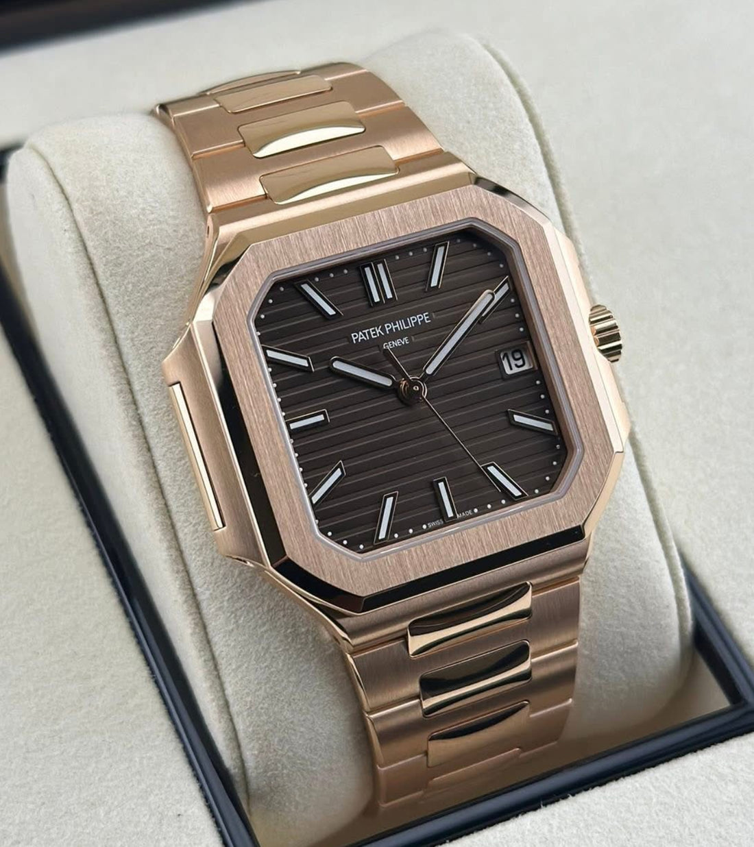 Patek Philippe Cubitus Rose Gold Brown Dial 40mm -  7128/1R-001 - 2025