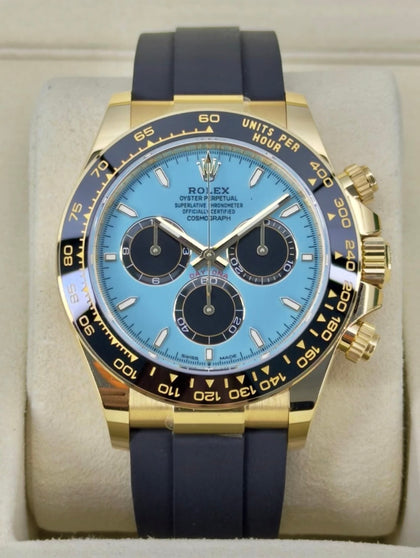 Rolex Cosmograph Daytona 40 Turquoise Blue Tiffany Dial Oysterflex Bracelet 126518LN