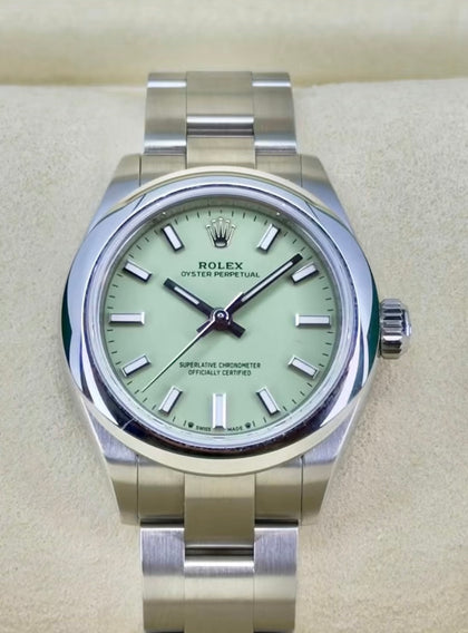 Rolex Oyster Perpetual 31 PISTACHIO DIAL 277200 UNWORN 2026