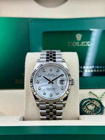 Rolex Datejust 36 Mother of Pearl Jubilee UNWORN 2025