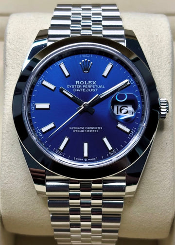 Rolex Datejust 41 Blue Index Dial 126300 UNWORN 2026