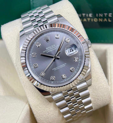 Rolex Datejust 41 SLATE DIAMOND DIAL 126334 UNWORN 2026