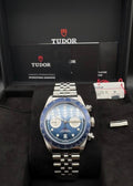 Tudor Black Bay Chrono Blue M79360B-0002 full set with Tudor box, warranty card and accessories