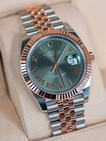 Rolex Datejust 41 Green Roman Dial Jubilee 126331 Unworn 2026