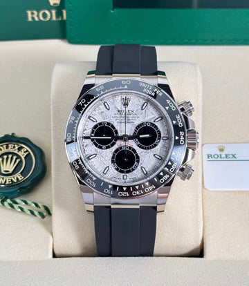 Rolex Cosmograph Daytona 40mm White Gold Meteorite Dial Cerachrom Bezel Oysterflex Bracelet - 126519LN - 2025