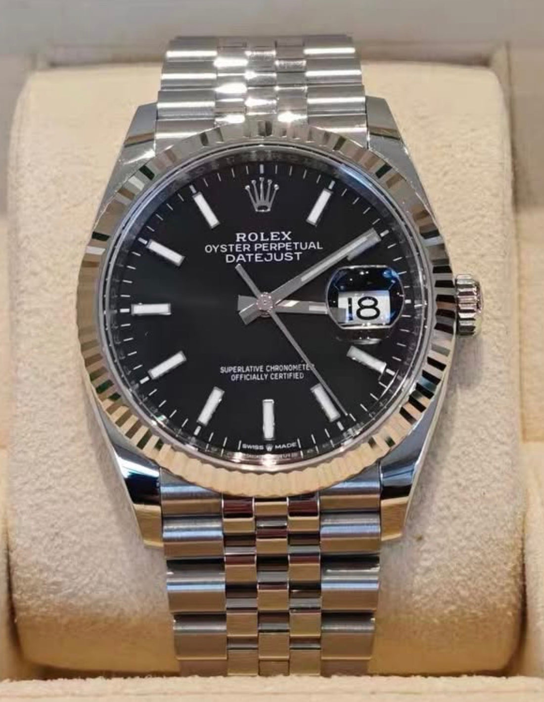 Rolex Datejust 36 NEW 2023 Datejust 36 Black Dial Jubilee