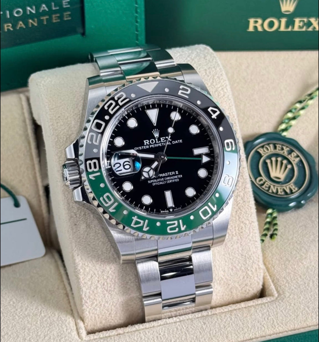 Rolex GMT-Master II "Sprite" Oyster 126720VTNR UNWORN 2026