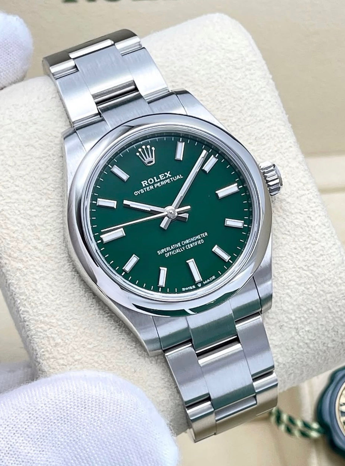 Rolex Oyster Perpetual 31 GREEN DIAL 277200 UNWORN 2026