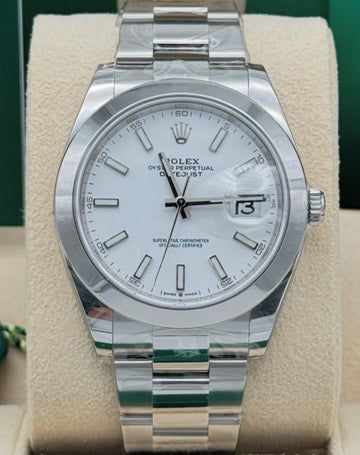 Rolex Datejust 41 UNWORN 2025 Datejust 41 WHITE DIAL 126300